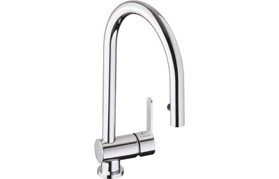 Abode Czar Single Lever Mixer Tap w/Pull Out - Chrome  AT1240