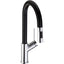 Abode Virtue Nero Mixer Tap w/Pull Out - Chrome AT1244