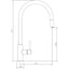 Abode Althia Mixer Tap w/Pull Out - Brushed Nickel AT1261