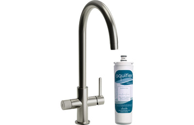Abode Puria Aquifier Mixer Tap - Brushed Nickel  AT2043