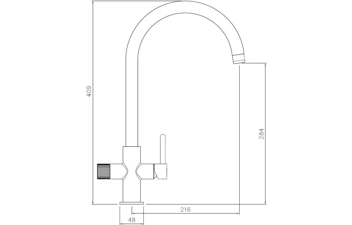 Abode Puria Aquifier Mixer Tap - Chrome AT2042