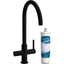 Abode Puria Aquifier Mixer Tap - Matt Black AT2044