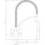 Abode Genio Monobloc Semi-Professional Mixer Tap - Chrome AT2071