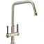 Abode Hex Monobloc Mixer Tap - Brushed Nickel AT2091