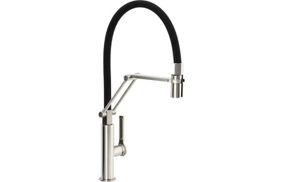 Abode Hex Professional Mixer Tap - Brushed Nickel  AT2094
