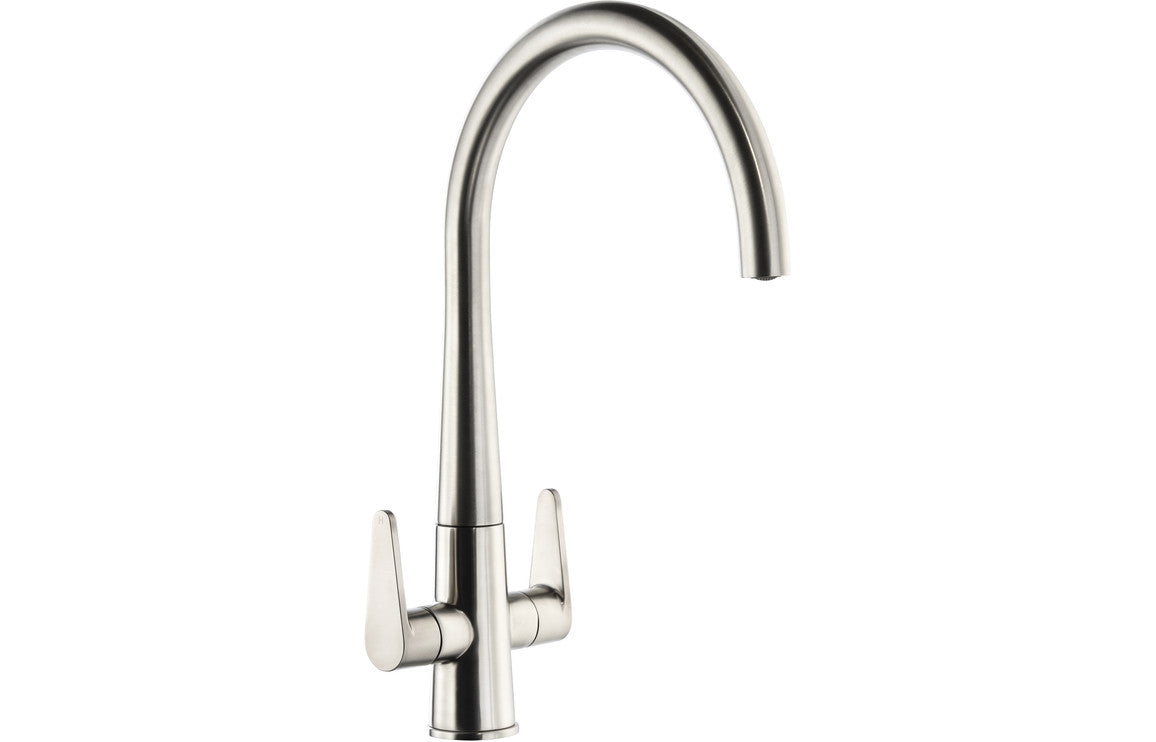 Abode Coniq R Monobloc Mixer Tap - Brushed Nickel AT2124