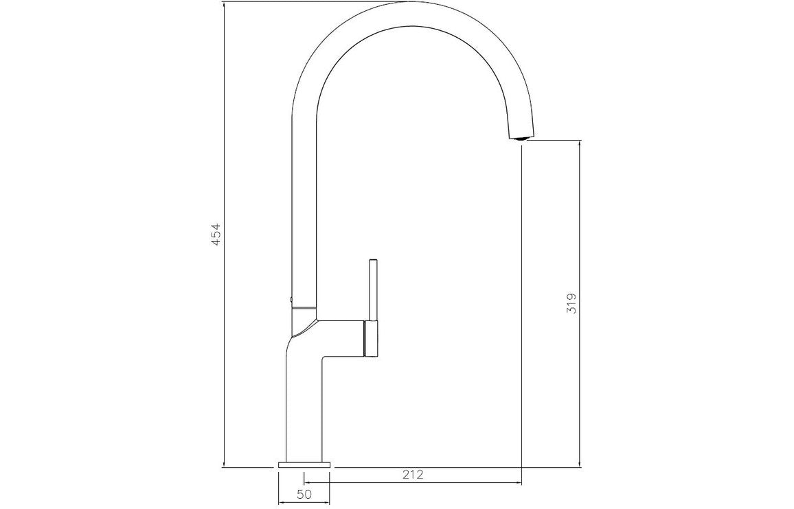 Abode Tubist Single Lever Mixer Tap AT2127