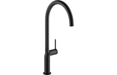 Abode Tubist Single Lever Mixer Tap - Matt Black AT2128