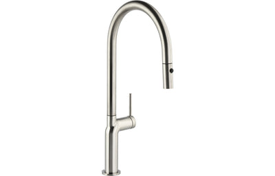 Abode Tubist Single Lever Mixer Tap w/Pull Out - Brushed Nickel  AT2130