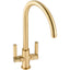 Abode Globe Monobloc Mixer Tap - Brushed Brass AT2140