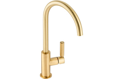 Abode Globe Single Lever Mixer Tap - Brushed Brass  AT2148