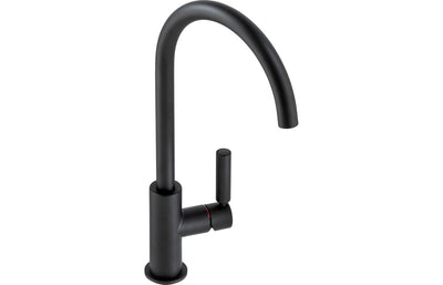 Abode Globe Single Lever Mixer Tap - Matt Black AT2149
