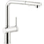 Abode Fraction Pull-Out Mixer Tap - Chrome AT2156