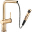 Abode Fraction Pull-Out Mixer Tap - Antique Brass  AT2158