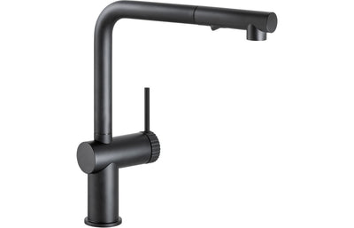 Abode Fraction Pull-Out Mixer Tap - Matt Black  AT2159