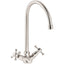 Abode Burford Monobloc Mixer Tap - Brushed Nickel AT2171