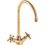 Abode Burford Monobloc Mixer Tap - Antique Brass AT2172