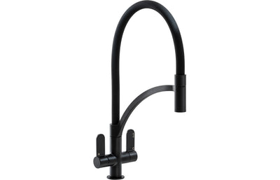 Abode Genio Monobloc Semi-Professional Mixer Tap - Matt Black AT2183