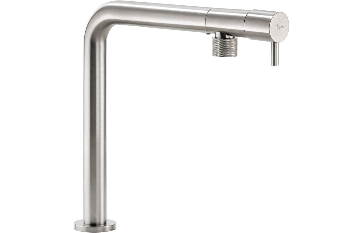 Abode Agilis Single Lever Mixer Tap - Brushed Nickel AT2185