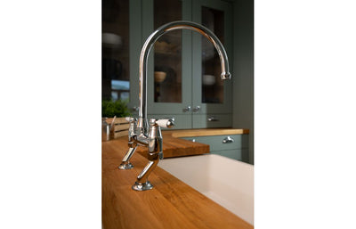 Abode Oxbury Bridge Mixer Tap - Chrome  AT2223