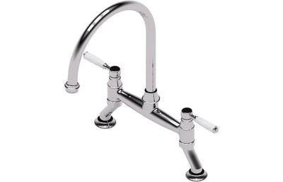Abode Oxbury Bridge Mixer Tap - Chrome  AT2223