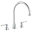 Abode Oxbury 3 Part Mixer Tap - Chrome AT2226