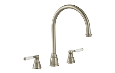 Abode Oxbury 3 Part Mixer Tap - Brushed Nickel  AT2227