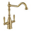 Abode Mayenne Monobloc Mixer Tap - Antique Brass  AT2231