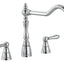 Abode Mayenne 3 Part Mixer Tap - Chrome AT2235