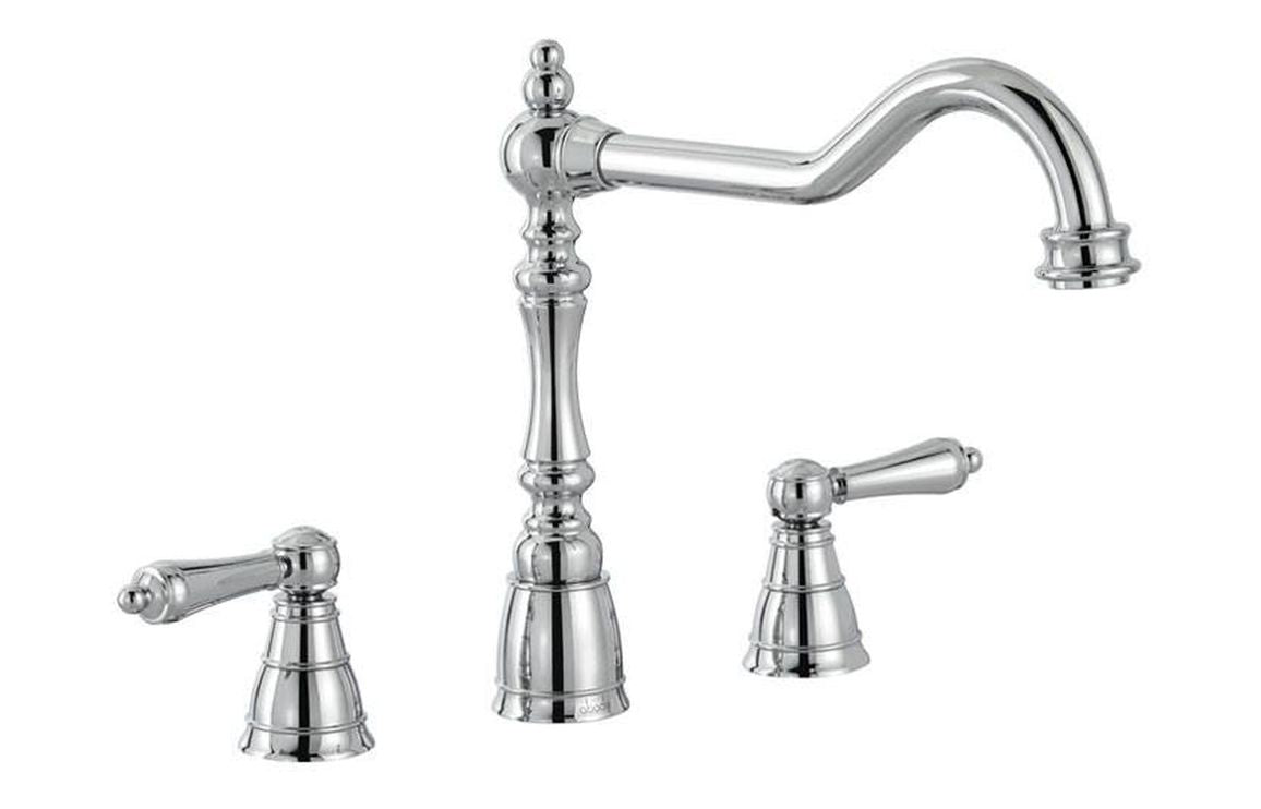 Abode Mayenne 3 Part Mixer Tap - Chrome AT2235