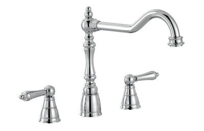 Abode Mayenne 3 Part Mixer Tap - Chrome AT2235
