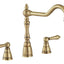 Abode Mayenne 3 Part Mixer Tap - Antique Brass AT2237