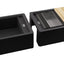 Abode Optima 1.25B Granite Belfast Sink - Black Metallic  AW3201
