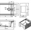Abode Optima 1.25B Granite Belfast Sink - Black Metallic  AW3201