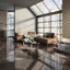 Amani Marble Dark Grey Polished porcelain 80x80