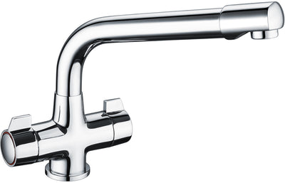 Prima Classic Dual Lever Quarter Turn Mixer Tap - Chrome BPR1055