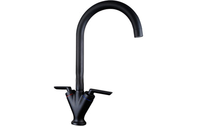 Prima V Shape Dual Lever Mixer Tap - Black BPR1059
