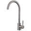 Prima Soho Single Lever Swan Neck Mixer Tap - Brushed Steel BPR2055