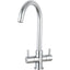 Prima Staten Swan Neck Dual Lever Mixer Tap - Chrome BPR2205