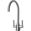Prima Chelsea Dual Lever Mixer Tap - Brushed Steel BPR2224