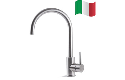 Prima+ Tiber Single Lever Round Mixer Tap - St/Steel BPR502