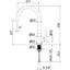 Prima+ Tiber Single Lever Round Mixer Tap - St/Steel BPR502