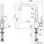 Prima+ Riace Single Lever U-Shaped Mixer Tap - Chrome BPR503