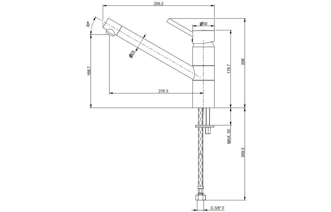 Prima+ Murray Single Lever Mixer Tap - Chrome BPR506