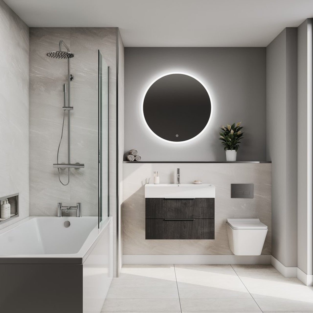 Fibo Signature - Beige Stone (Plain Panel)