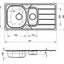 Prima 1.5B Inset Sink & Chelsea Tap Pack - St/Steel & Chrome PPR8050