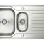 Prima Deep 1.5B & Drainer Inset Sink - Polished Steel CPR032