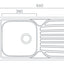 Prima Compact 1B Kitchen Sink & Single Lever Tap Pack - CPR040