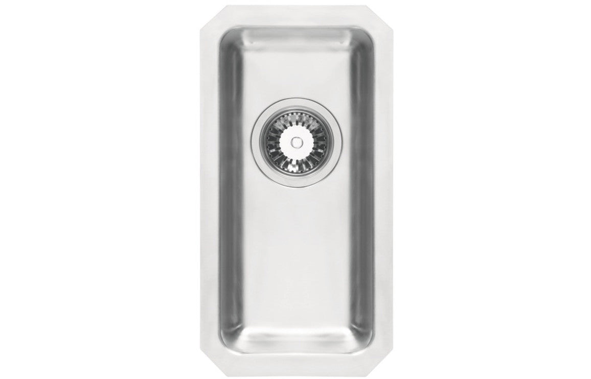 Prima+ 0.5B R25 Undermount Sink - St/Steel CPR044