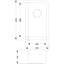 Prima+ 0.5B R25 Undermount Sink - St/Steel CPR044